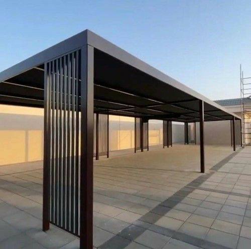 Навес для автомобиля из поликарбоната установленный HALYKSTROY в Алматы